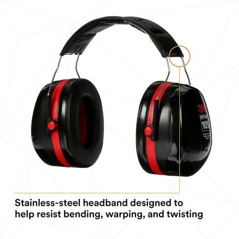 3M Peltor Optime 105 Behind-the-Head Earmuff, Factory, One Size in Saudi Arabia