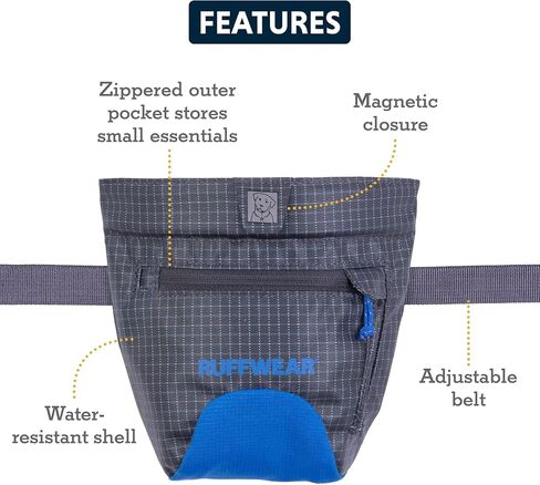 Ruffwear, Treat Trader Training Pouch with Adjustable Waistband, Blue Pool in Saudi Arabia