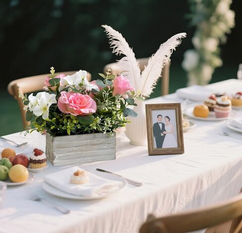Mr.Bom Artificial Flowers Plants Fake Roses Hydrangeas Plants Arrangements in Pots for Home Wedding Table Centerpieces Indoor Outdoor Decoration in Saudi Arabia