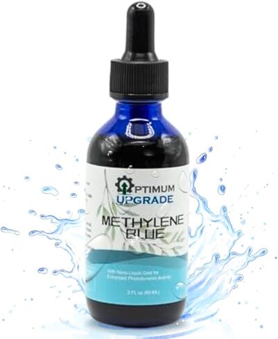OU Methylene Blue 1% | USP-Grade | Third-Party Tested Brain Health Dietary Supplement | 50ml Glass Dropper Bottle | No Formaldehyde (2 oz) in Saudi Arabia