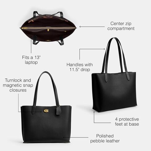 Coach Willow Tote 38, Chalk in Saudi Arabia