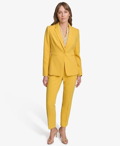 Tommy Hilfiger Women's Blazer – Business Jacket with Flattering Fit and Single-Button Closure, Dark Midnight, 16 in Saudi Arabia