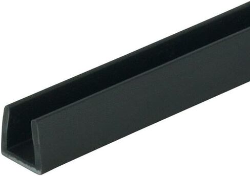 Outwater Plastics 141-BK Black 1/4 Inch Styrene Plastic U Channel C Channel 72 Inch Lengths (Pack of 18 Pieces, 108 feet Total) in Saudi Arabia