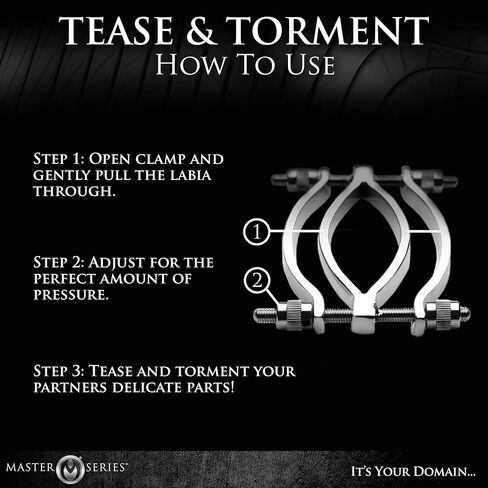 مشبك MS Spread 'Em Poker Labia مع براغي ضغط قابلة للتعديل in Kuwait