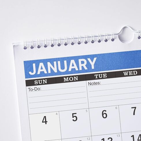 2024-2025 Wall Calendar - 3-Month Wall Calendar Display (Folded in a Month), April 2024 - July 2025, 11" x 26", 3 Month Calendar - Haze Blue in Saudi Arabia