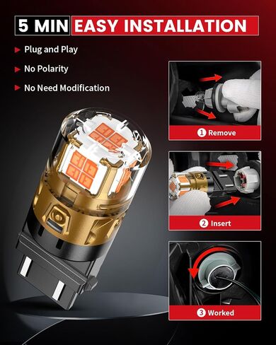 LASFIT L2 1157 LED Bulbs Red Brake Light Bulb Tail Lights, 2024 Upgraded Super Bright 2057 2357 7528 BAY15D LED Lamps with Projector Lens Replacement for Tail lights Stop Lights, 2pcs in Saudi Arabia