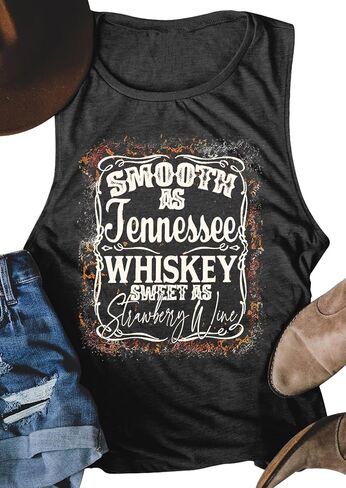 Women Country Music Sleeveless Tank Tops Funny Letter Vacation Tanks Summer Casual Beach Holiday Shirt in Saudi Arabia