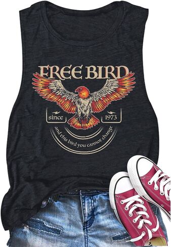 Women Country Music Sleeveless Tank Tops Funny Letter Vacation Tanks Summer Casual Beach Holiday Shirt in Saudi Arabia