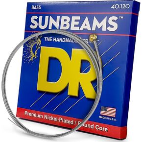 DR Strings Sunbeam - نواة مستديرة مطلية بالنيكل 6 أوتار باس 30-125 in Kuwait