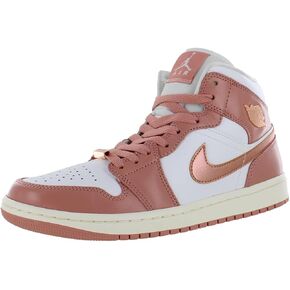 Jordan 1 Mid Women Red Stardust/Metallic Copper FB9892-670 8.5 in Kuwait