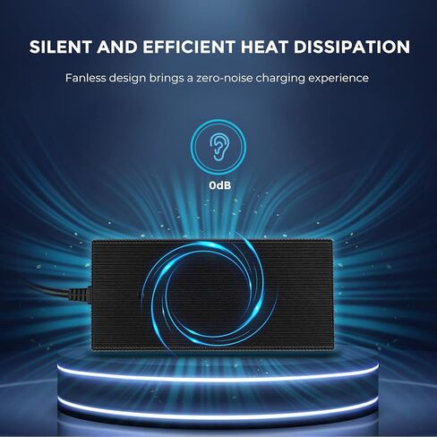 Renogy 12V 20A AC-to-DC شاحن بطارية محمول التوصيل والتشغيل مع مقاطع التمساح 12AWG لبطاريات فوسفات الليثيوم والحديد in Kuwait