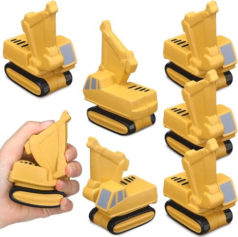 Seenelling 6 Pcs School Bus Stress Toy Stress Ball School Bus Funny Stress Anxiety Relief Foam Squeeze Balls Back to School Supplies for Teacher Classrooms Prize Party Favor Gift in Saudi Arabia