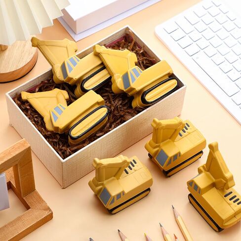 Seenelling 6 Pcs School Bus Stress Toy Stress Ball School Bus Funny Stress Anxiety Relief Foam Squeeze Balls Back to School Supplies for Teacher Classrooms Prize Party Favor Gift in Saudi Arabia