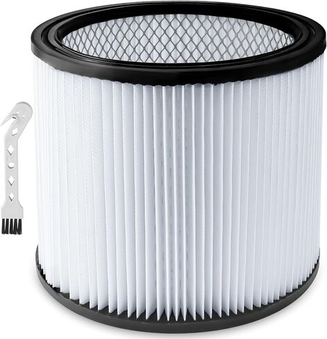فلتر خرطوشة بديل 90350 لمتجر Vac 90304، 90585، متوافق مع مكنسة كهربائية رطبة/جافة Shop Vac Filters 5 جالون وما فوق، عبوتان in Kuwait