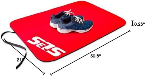 Triathlon Transition Mat - Thick Tri Mat - Neoprene Outdoor Changing Mat - Large Triathlon Mat Transition - Wetsuit Mat in Kuwait