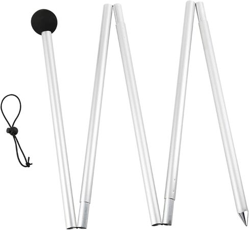 UMARDOO Family Beach Tent Extra Replacement Aluminum Foldable Poles, Portable Telescoping Tent Poles for Awnings Canopy (2pc) in Kuwait