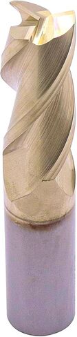 BestParts High Performance Solid Carbide End Mill for Aluminum - ZRN Coated, 37 Degree Helix, 3 Flute, HRC55, 3/16" Cutting and Shank Diameter, 5/8" Length of Cut, 2" Overall Length, Square End in Saudi Arabia
