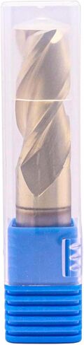 BestParts High Performance Solid Carbide End Mill for Aluminum - ZRN Coated, 37 Degree Helix, 3 Flute, HRC55, 3/16" Cutting and Shank Diameter, 5/8" Length of Cut, 2" Overall Length, Square End in Saudi Arabia