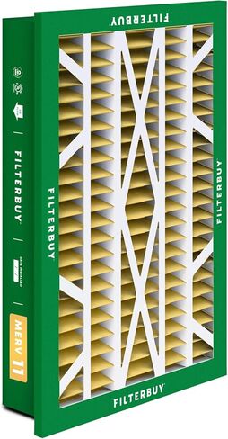 فلتر هواء Filterbuy 20x25x6 MERV 11 Allergen Defense (4 عبوات)، استبدال مرشحات هواء فرن HVAC AC المطوية لـ Aprilaire Space-Gard 201/2200 / 2250 (الحجم الفعلي: 19.75 × 24.25 × 6.00 بوصة) in Kuwait