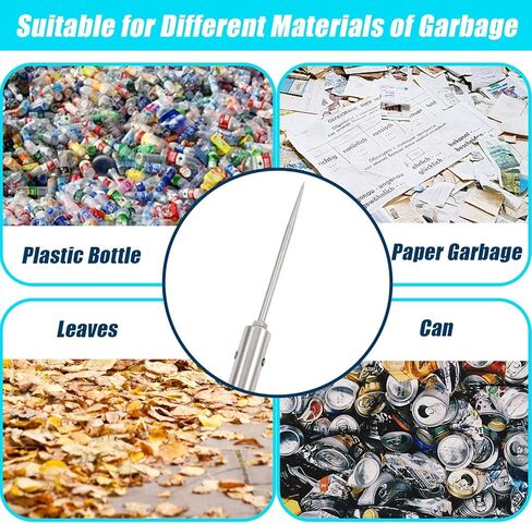 Trash Pickup Tool,48Inch Trash Picker Upper Grabber High-Duty Stainless Steels Tip Lightweight & Reinforcement Garbage Debris Nabber Litter Picker Grabber Durability Reacher Yard Stick in Kuwait