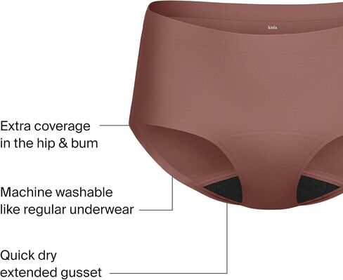 KNIX Super Leakproof No-Show Boyshort, Leakproof Underwear, Period Underwear for Women, Machine Washable, Reusable in Kuwait