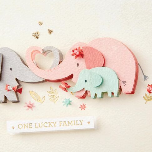 Hallmark Signature Mothers Day Card to Wife (Lucky Family) (799MBC1029) in Saudi Arabia