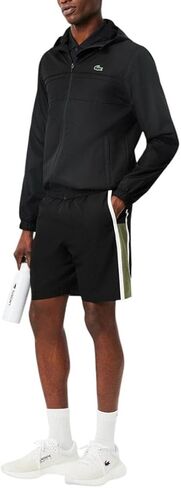 Lacoste Men's Taffetas Diamante Classic Fit Colorblocked Shorts in Kuwait