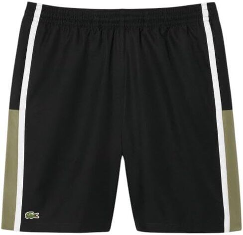 Lacoste Men's Taffetas Diamante Classic Fit Colorblocked Shorts in Kuwait