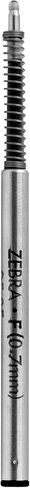 Zebra Pen F-Series Stainless Steel Ballpoint Pen Refill, Fine Point, 0.7mm, Red Ink, 2-Pack in Saudi Arabia