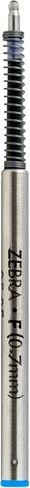 Zebra Pen F-Series Stainless Steel Ballpoint Pen Refill, Fine Point, 0.7mm, Red Ink, 2-Pack in Saudi Arabia