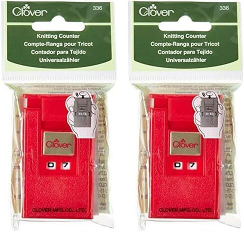 Clover Knitting Counter Kacha Notion, 3.42 x 8.5500000000000007 x 15.03 cm, Red in Saudi Arabia