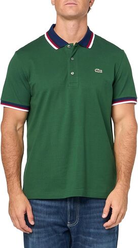 Lacoste Men's Short Sleeve Regular Fit Soild Polo in Saudi Arabia