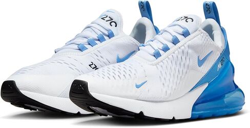 Nike Air Max 270 Women's Shoes (AH6789-118, White/Black/University Blue) Size 5.5 in Saudi Arabia