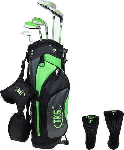 مجموعة نوادي الجولف الرياضية للشباب من TKG، مجموعة الجولف للأطفال تتضمن نوادي الجولف للأطفال، وحقيبة حامل الجولف، وغطاء المطر لحقيبة الجولف، والقفازات، والمناشف، والمحملات، وكرات الجولف، ونوادي الجولف الصغيرة للأولاد والبنات in Kuwait