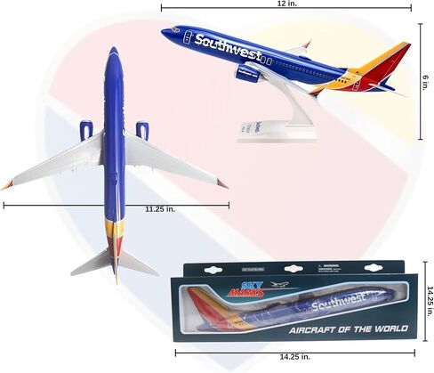 Daron SkyMarks Southwest 737-Max8 1/130 Coleen Barrett Retro (SKR1140) in Saudi Arabia