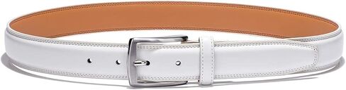 فستان KM Legend للرجال من الجلد الطبيعي - كلاسيكي وعصري للعمل وحزام كاجوال - - 48 US in Kuwait