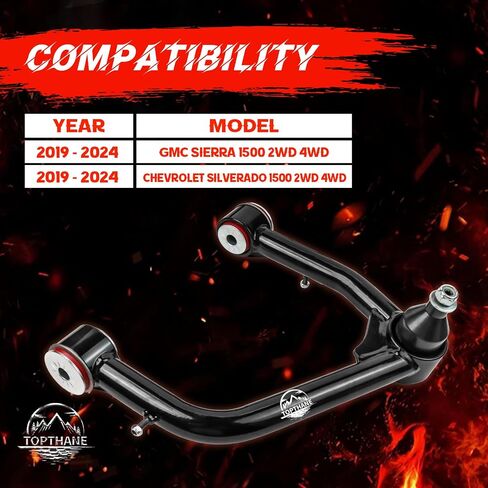 أذرع التحكم العلوية الأمامية لسيارة 2007-2018 تشيفي سيلفرادو 1500 جي إم سي سييرا 1500، أذرع تحكم أنبوبية رفع 2-4 بوصة مع 2007-2013 تشيفي أفالانش إسكاليد EXT، 2007-2020 سوبربان 1500 تاهو جي إم سي يوكون XL in Saudi Arabia