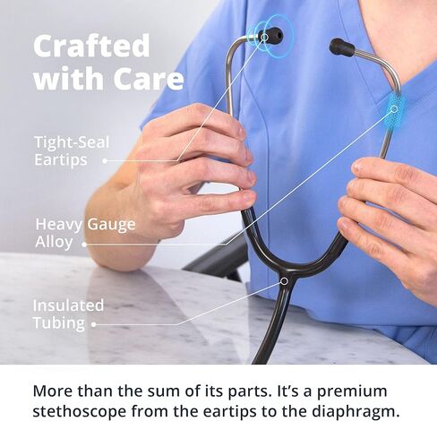Greater Goods Deal-Head Stethoscope (Triple Black, Basic) in Kuwait