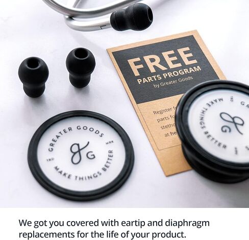 Greater Goods Deal-Head Stethoscope (Triple Black, Basic) in Kuwait