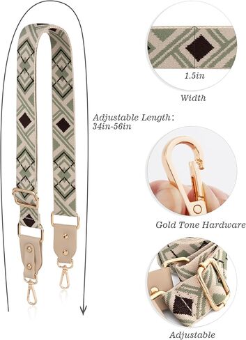 Montana Wset Purse Straps Crossbody Handbag Replacement Strap Adjustable Wide Straps in Saudi Arabia