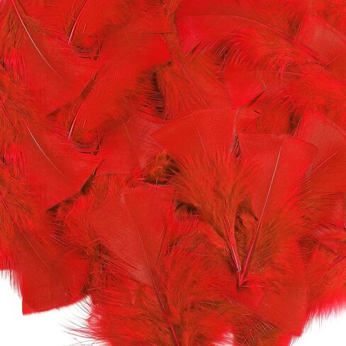 Soarer Colorful Craft Turkey Feathers - 300pcs 3-5inch Colored Feathers for Kindergarten DIY Crafts,Wedding Home Party Decorations,Dream Catcher Supplies(Turkey Colorful) in Saudi Arabia