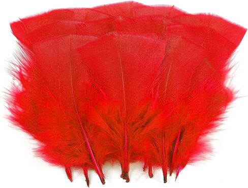 Soarer Colorful Craft Turkey Feathers - 300pcs 3-5inch Colored Feathers for Kindergarten DIY Crafts,Wedding Home Party Decorations,Dream Catcher Supplies(Turkey Colorful) in Saudi Arabia