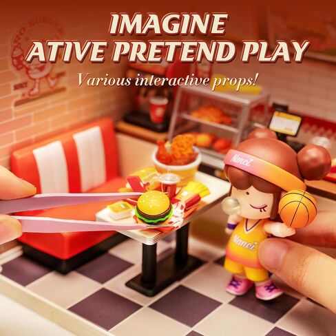 Rolife DIY Miniature Plastic House Building Set Toys Playset with LED Suitable for Mini Figures Construction Toys Diorama Kit Gifts for Teens Adults (Leisurely Cheers Bar) in Saudi Arabia
