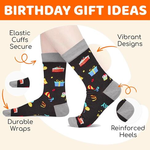 HAPPYPOP 16th Birthday Gifts for Teens - Socks for Young Adults Age 16, Presents for 16 Year Old Boys and Girls, 16 Yr Old Gift Ideas in Saudi Arabia