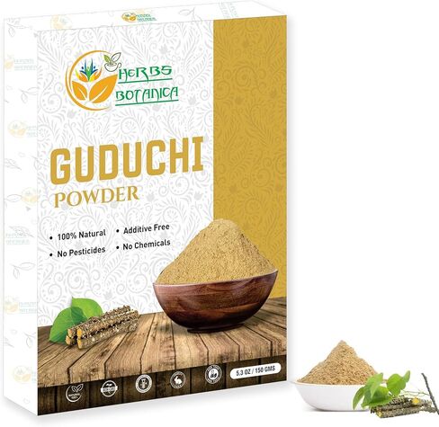 Herbs Botanica Neem Powder Organic for Hair Growth, Skin Care & Detox Wildcrafted Bitter Neem Leaves Powder for Oral Hygiene, Immune System Support, Digestive Health 5.3 oz / 150 GMS in Saudi Arabia