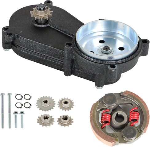 GXYWADY Transmission Gear Reduction Box Clutch Replacement for 2 stroke 47cc 49cc T8F 11T 13T 14T 17T 20T 116mm Black in Saudi Arabia
