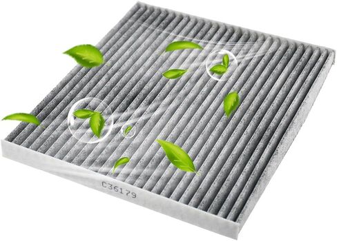 Cabin Air Filter Compatible with Nissan Titan XD Armada GT-R,Dodge Grand Caravan, Chrysler Town & Country, Volkswagen Routan, Lexus Series with Activated Carbon Filter CF10743 in Kuwait