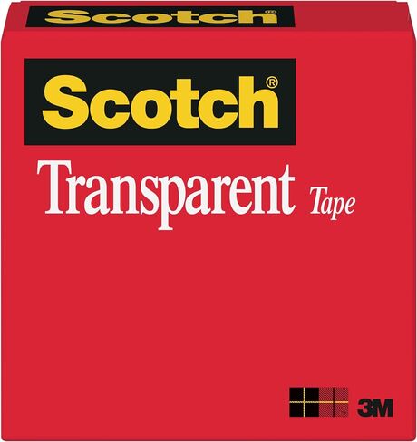 Scotch Transparent Tape, 1 Box, 1 in x 2592 in, (600) in Saudi Arabia