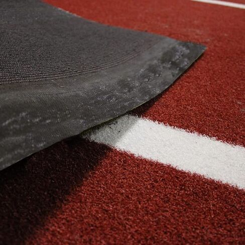 On Deck Sports 12' x 6' Indoor/Outdoor Baseball & Softball Clay Unpadded Batting Mat with Throwdown Home Plate (Lined & Urethane Backing) in Kuwait