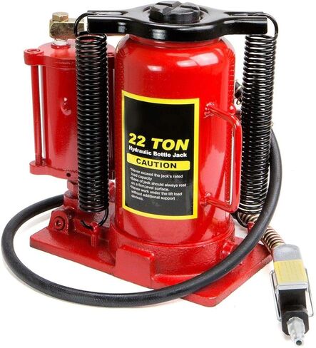 Stark 12-Ton Air/ Hydraulic Bottle Portable Air-Operated Bottle Jack Lift Jack Air Jack with Handle in Kuwait